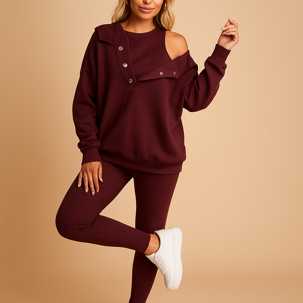 Bequeme Damen Hoodie und Jogginganzug aus weichem Material | Valerie-Genf Boutique