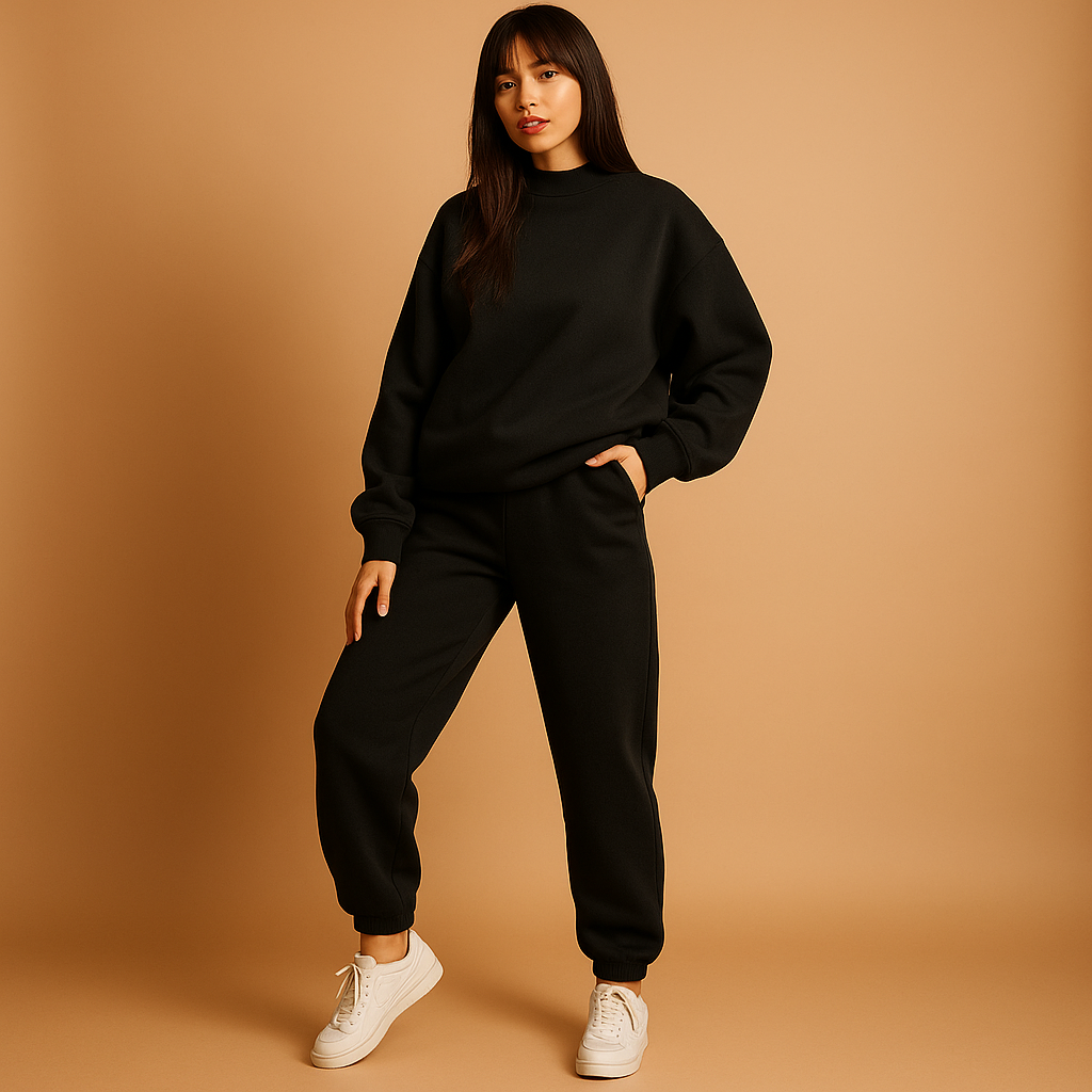 Bequeme oversized Loungewear mit Hoodie und Jogginghose | Chloé-Genf Boutique