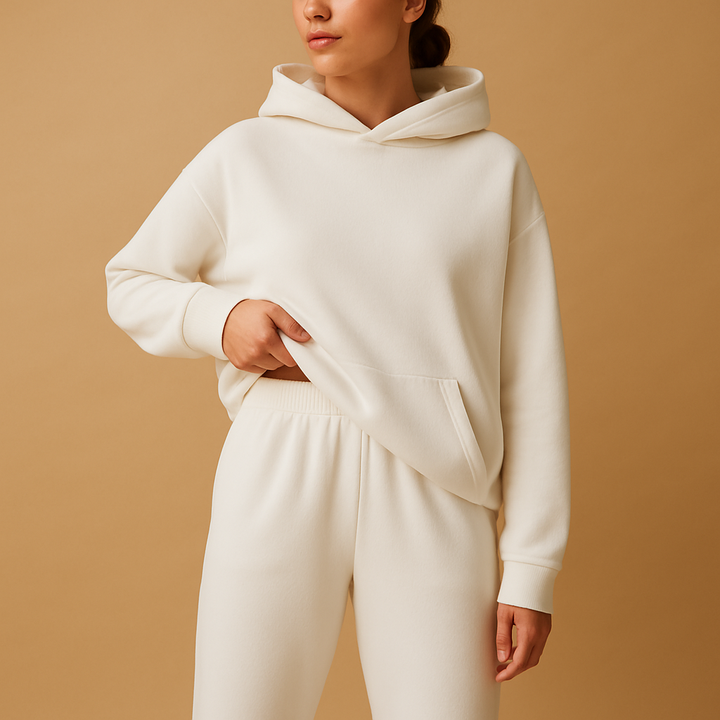 Bequeme oversized Loungewear mit Hoodie und Jogginghose | Chloé-Genf Boutique