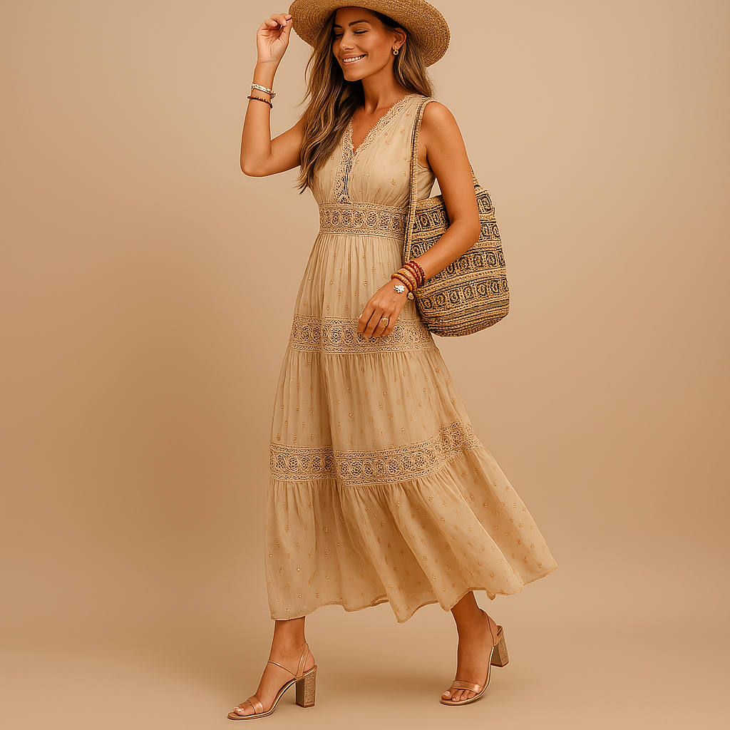 Yara | Boho Sommerkleid mit Ibiza Suchen Sie nach Frauen-3