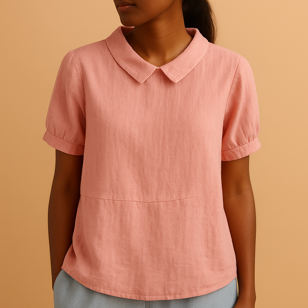 Elegante Bluse Damen mit Maßgeschneiderter Passform für Büro | Anna-Genf Boutique