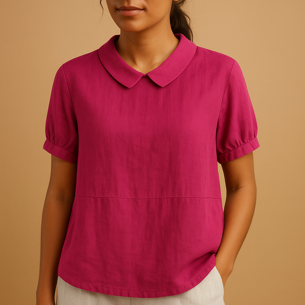 Elegante Bluse Damen mit Maßgeschneiderter Passform für Büro | Anna-Genf Boutique