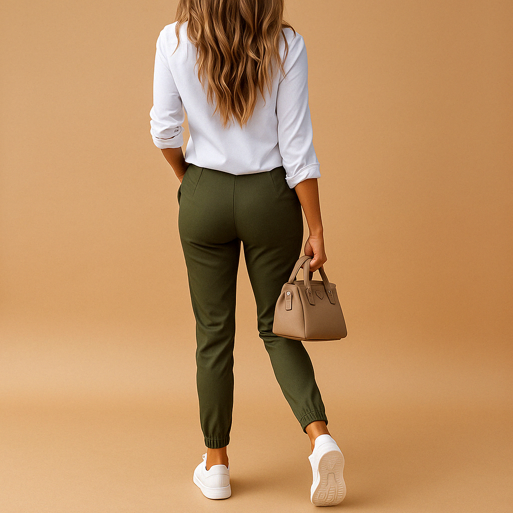 Hosen Damen Slim Fit Chino mit Stretch für Komfort | Sanne-Genf Boutique