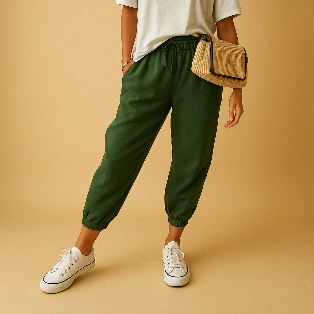 Leichte Sommerhose Damen mit lockerer Passform | Lena-3