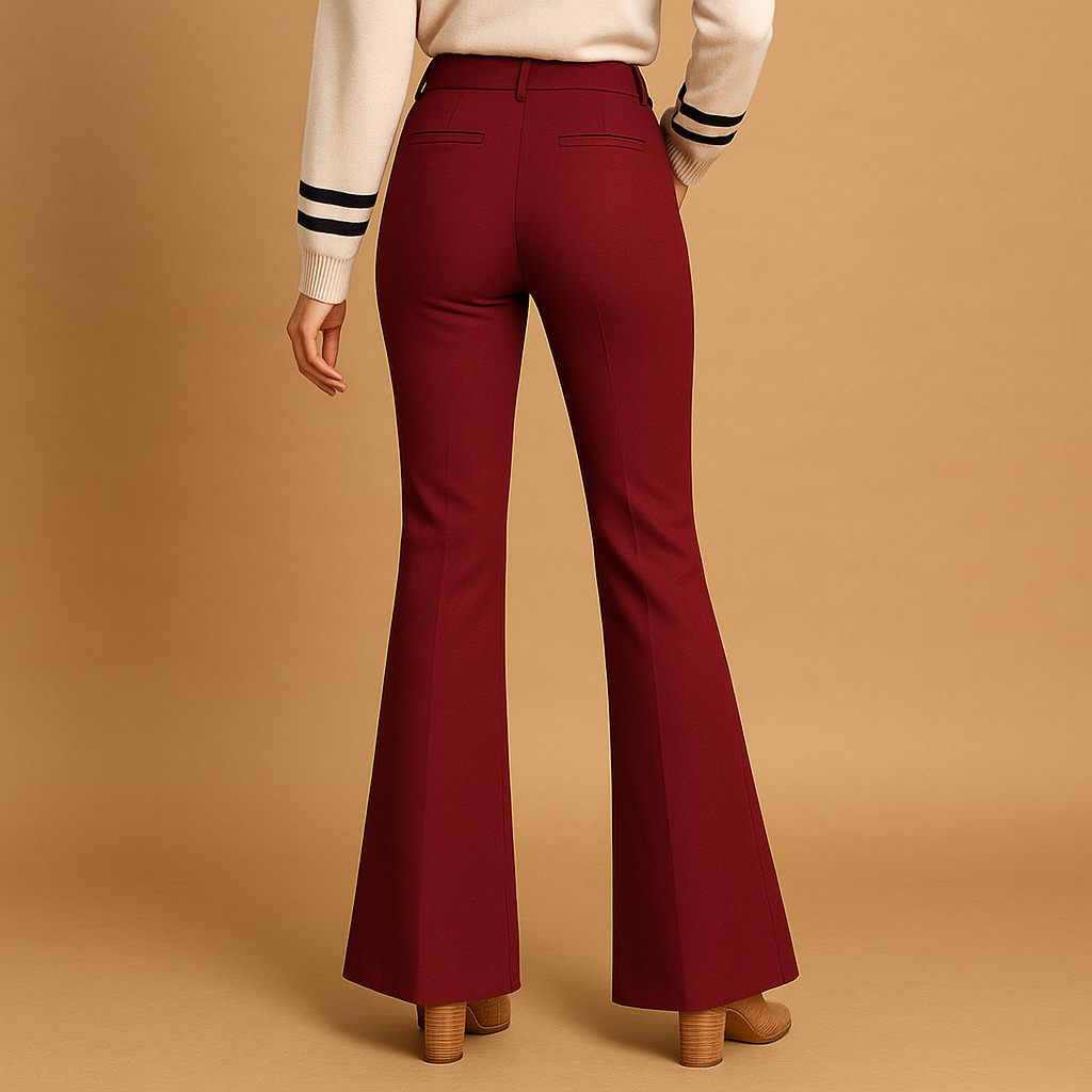 Hosen Damen mit Hoher Taille und Weitenbeinen | Renée-4