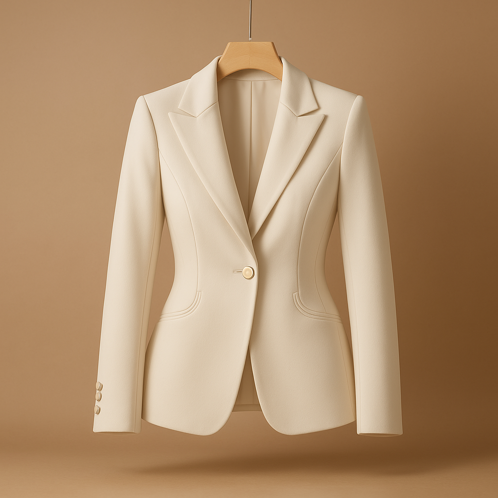 Eleganter Slim Fit Blazer mit Umkehrhalskragen | Jasmin-3