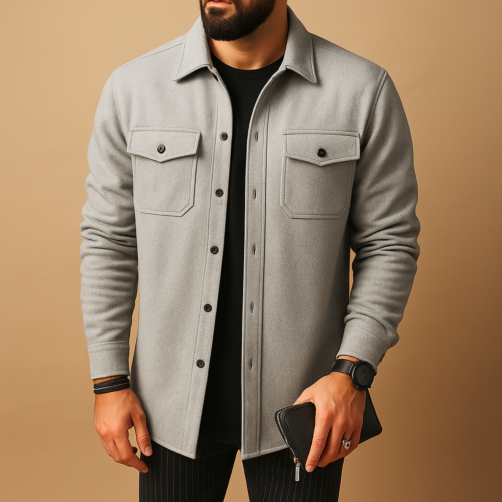 Herren Hemden aus weichem Flanell für Herbst und Winter | Diego-3