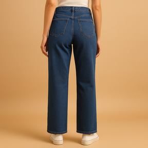 Baggy Jeans für Damen mit Hoher Taille und Lässigem Schnitt | Fleur-Genf Boutique
