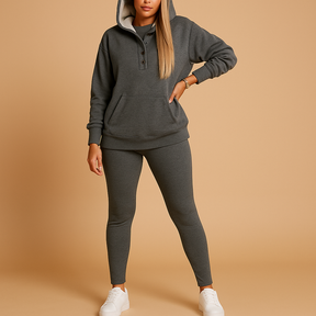 Bequeme Damen Hoodie und Jogginganzug aus weichem Material | Valerie-Genf Boutique