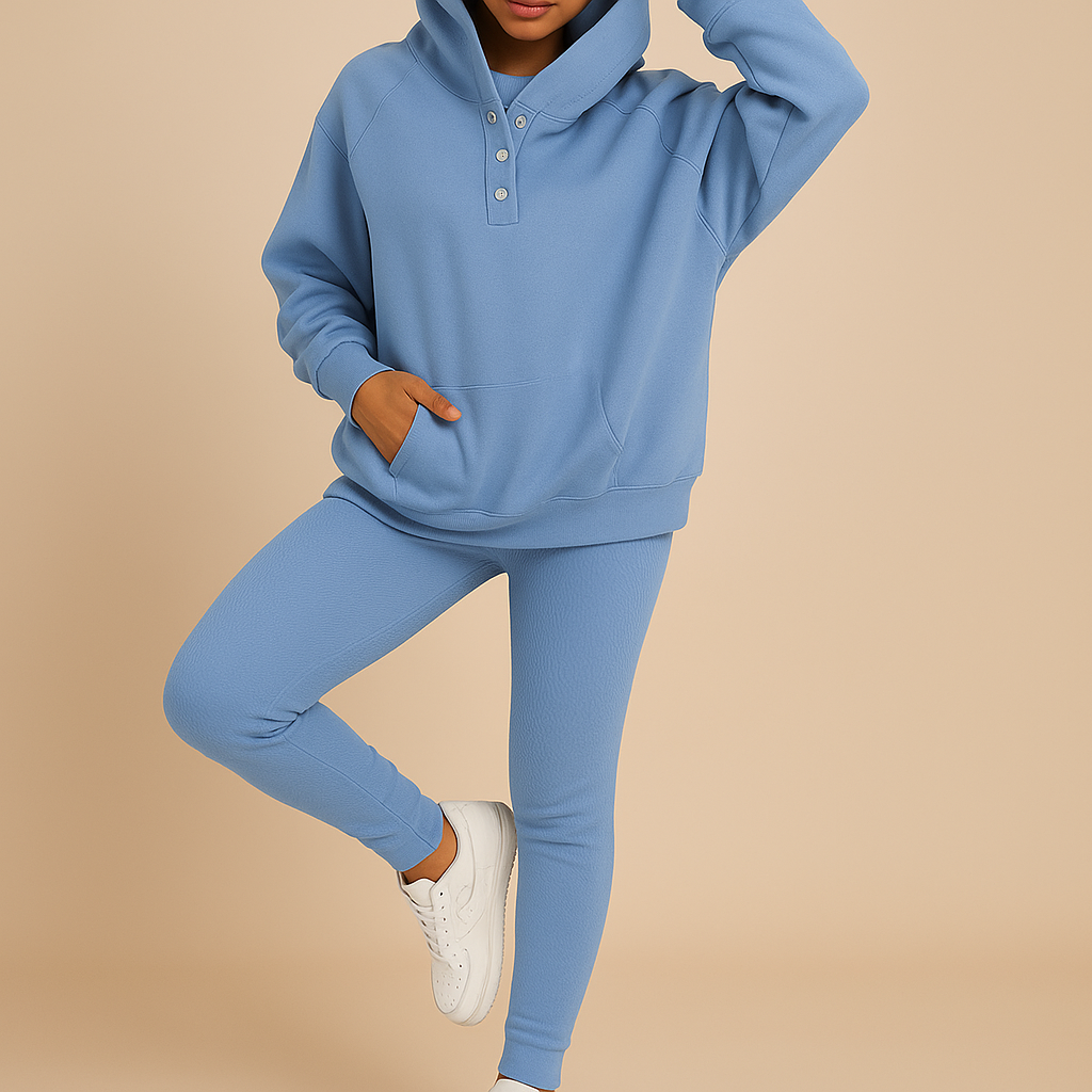 Bequeme Damen Hoodie und Jogginganzug aus weichem Material | Valerie-Genf Boutique
