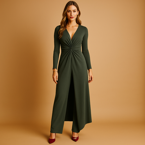 Bequeme Damen Lounge Set mit Top und Hose | Jill-Genf Boutique