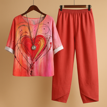 Bequeme luftige Damen Zweiteiler für den Sommer | Nena-Genf Boutique