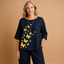 Bequeme luftige Damen Zweiteiler für den Sommer | Nena-Genf Boutique