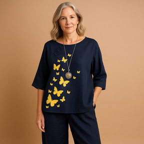Bequeme luftige Damen Zweiteiler für den Sommer | Nena-Genf Boutique