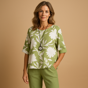 Bequeme luftige Damen Zweiteiler für den Sommer | Nena-Genf Boutique