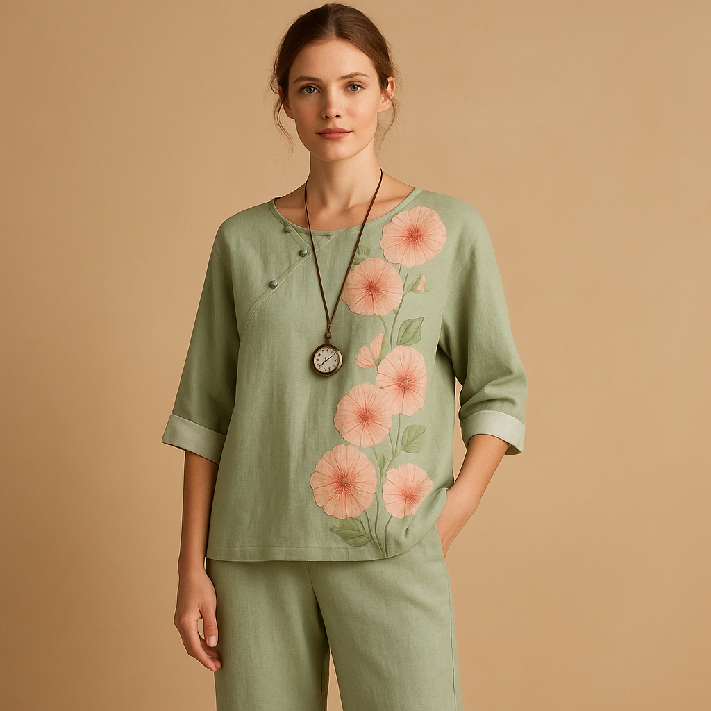 Bequeme luftige Damen Zweiteiler für den Sommer | Nena-Genf Boutique