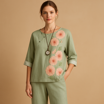 Bequeme luftige Damen Zweiteiler für den Sommer | Nena-Genf Boutique