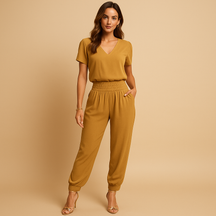 Blumenmuster Damen Set mit Top und Hose | Marelle-Genf Boutique