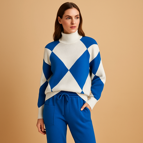 Damen Hausanzug Set aus Sweatshirt und Jogginghose | Ilona-Genf Boutique