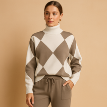Damen Hausanzug Set aus Sweatshirt und Jogginghose | Ilona-Genf Boutique