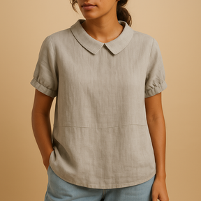 Elegante Bluse Damen mit Maßgeschneiderter Passform für Büro | Anna-Genf Boutique