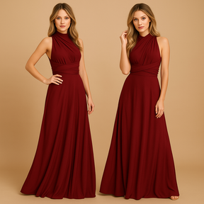  Mila | Wickelkleid mit Länge Bändern für Damen-3