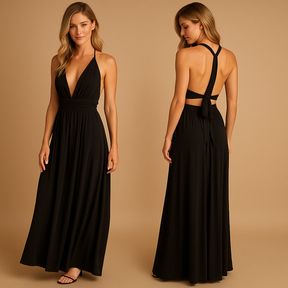  Mila | Wickelkleid mit Länge Bändern für Damen-6