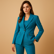 Eleganter Blazer mit passender Hose für Damen | Anna-Genf Boutique