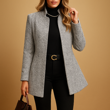 Eleganter taillierter Blazer aus atmungsaktivem Stoff | Lianne-Genf Boutique
