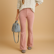 Variant image for Stoffhose Damen im Retro-Look mit ausgestelltem Bein | Maartje-7
