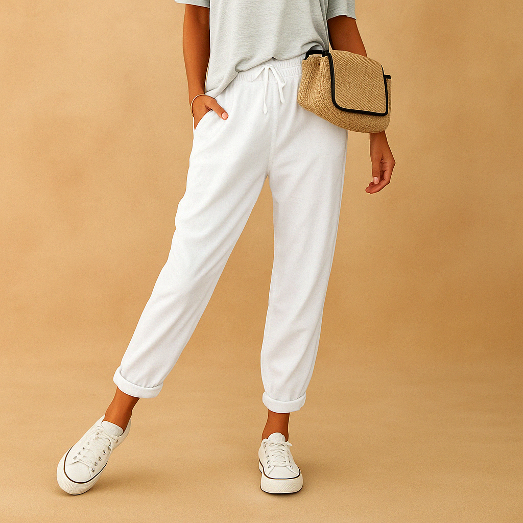 Leichte Sommerhose Damen mit lockerer Passform | Lena-Genf Boutique