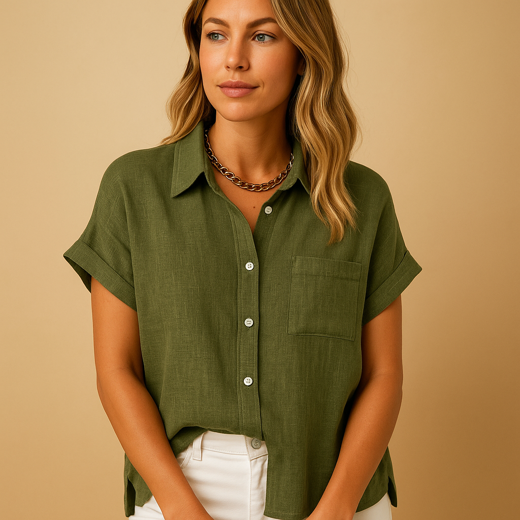 Lina | Luftige Sommerbluse für Damen-Genf Boutique
