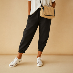 Leichte Sommerhose Damen mit lockerer Passform | Lena-5