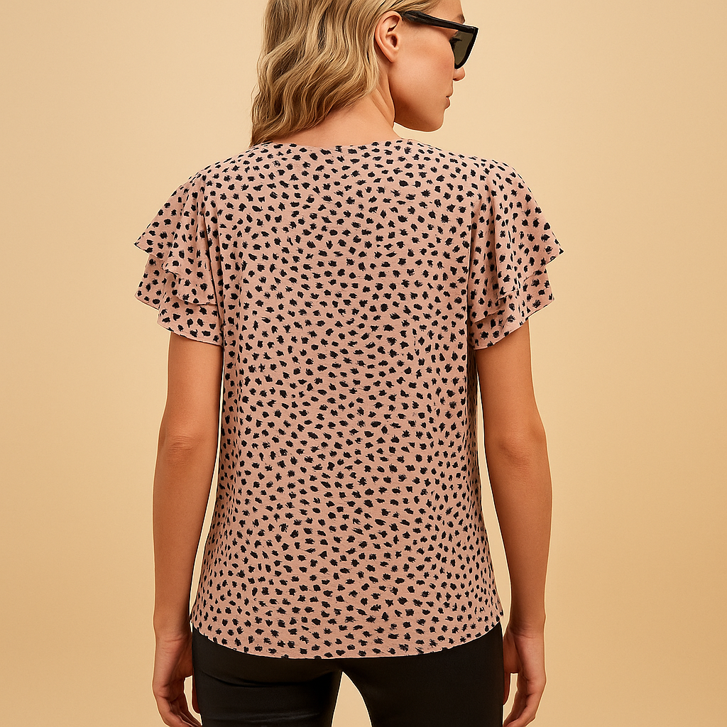 Oberteile für Damen mit auffälligem Druck und schmeichelnder Passform | Mia-Genf Boutique