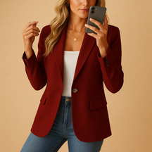 Taillierter Blazer für Damen mit elastischer Passform | Yara-Genf Boutique