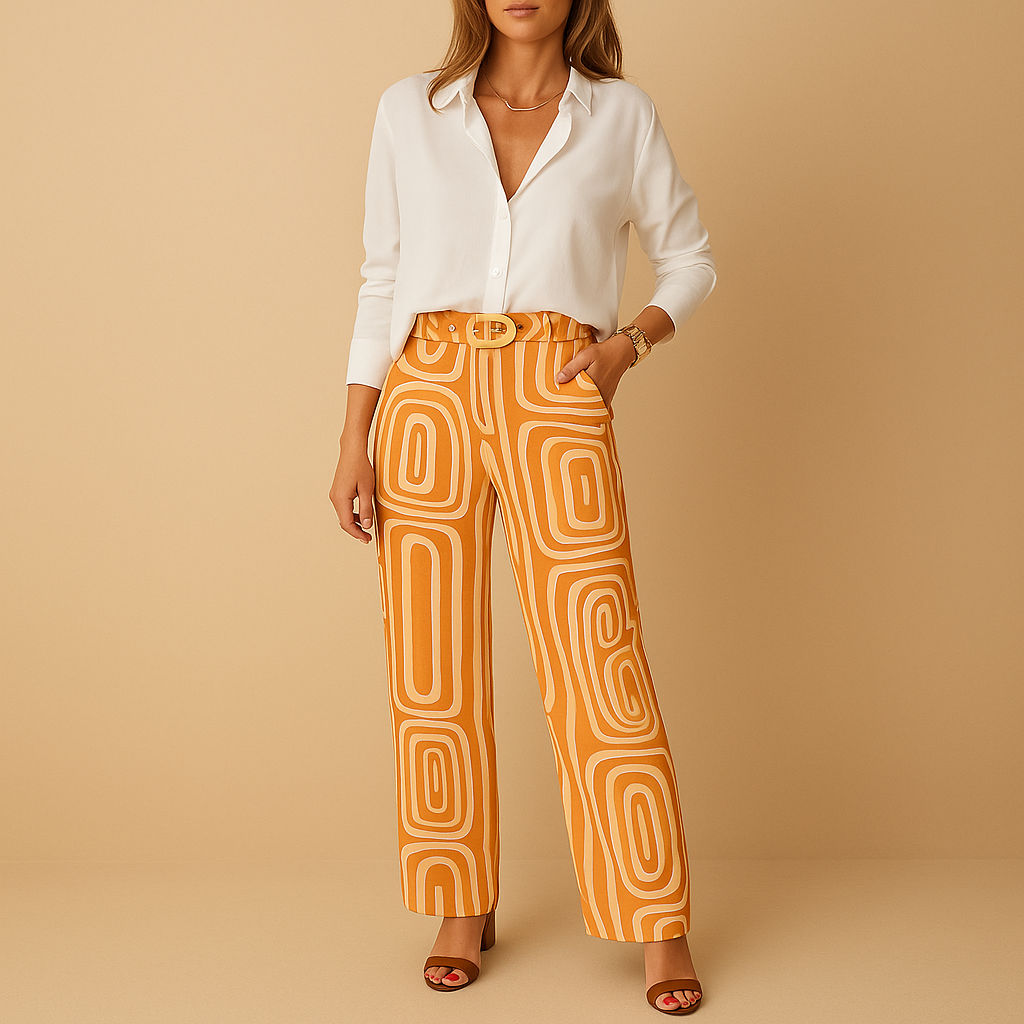Zeitlose Damenbluse und Hose für jeden Anlass | Hannelore-Genf Boutique