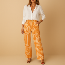 Zeitlose Damenbluse und Hose für jeden Anlass | Hannelore-Genf Boutique