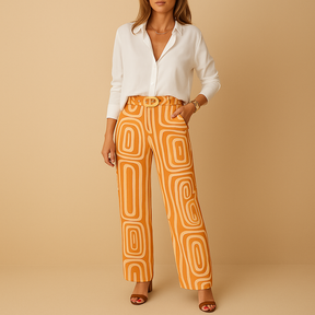 Zeitlose Damenbluse und Hose für jeden Anlass | Hannelore-Genf Boutique