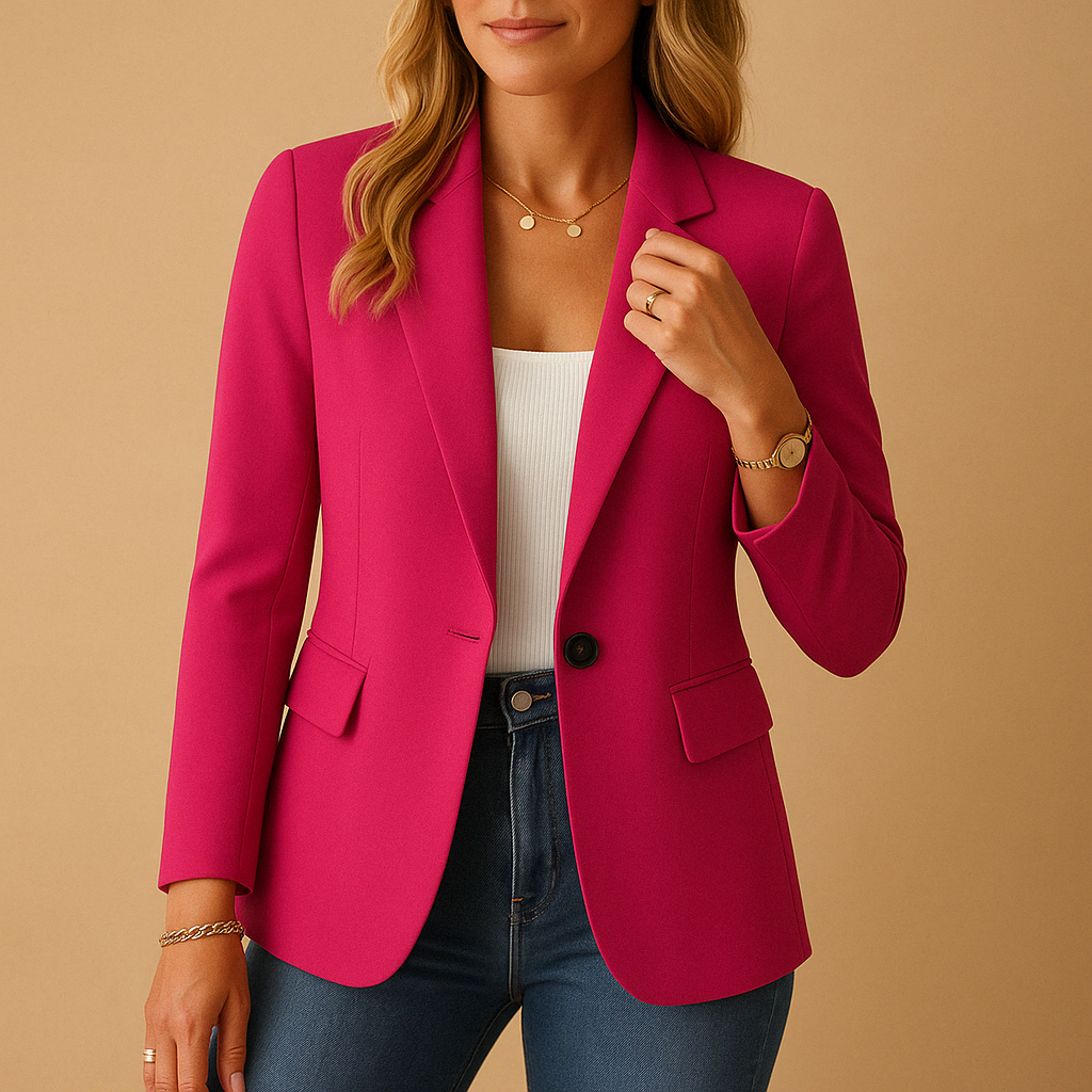 Taillierter Blazer für Damen mit elastischer Passform | Yara-2
