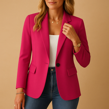 Taillierter Blazer für Damen mit elastischer Passform | Yara-2