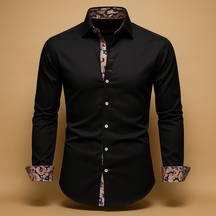 Herren Hemd mit Langen Ärmeln für Elegante Anlässe | Bram-6