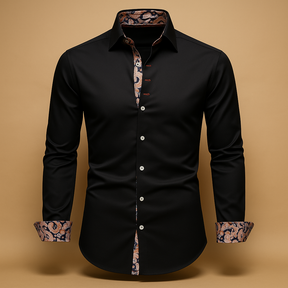 Herren Hemd mit Langen Ärmeln für Elegante Anlässe | Bram-6