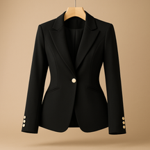 Eleganter Slim Fit Blazer mit Umkehrhalskragen | Jasmin-2
