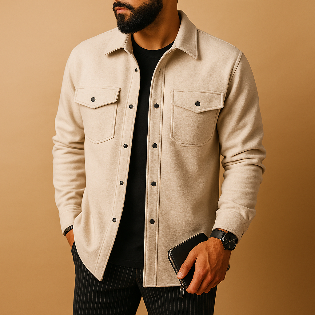 Herren Hemden aus weichem Flanell für Herbst und Winter | Diego-1